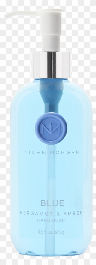 White/bluish/blue Soap For Anon - Plastic Bottle Clipart
