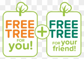 Claim Your First Tree Below - Sign Clipart