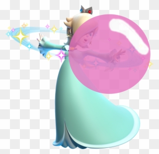 Rosalina Bubblegum By Bubblelover64 - Princess Rosalina Mario Clipart