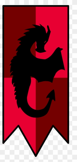 The Red Legion Banner - Emblem Clipart