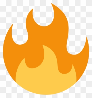 Lit Png - Twitter Fire Emoji Clipart
