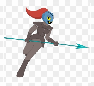 Undyne - Cartoon Clipart