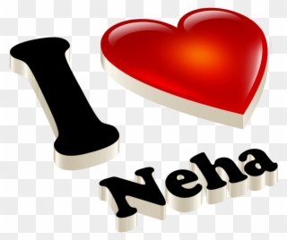 Neha Name Png Ready Made Logo Effect Images Names - Heart Clipart