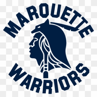 Warrior Mascot Transparent & Png Clipart Free Download - Marquette Warriors