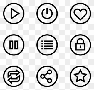 Multimedia Player Control - Math Png Black And White Clipart