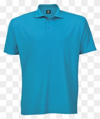 Free Tshirt Template Blue Golf Shirt - Gildan Neon Blue Shirt Clipart