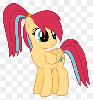 Ponytail Clipart Transparent - My Little Pony With A Ponytail - Png Download