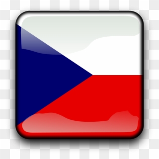 1 - Czech Flag Square Clipart
