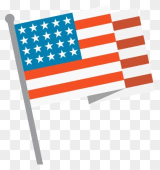 Of The United States Vector Hand Painted - Flag Of The United States Clipart