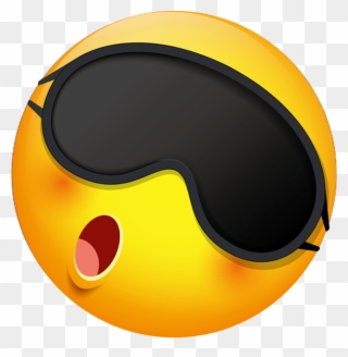 Sneer/sleepy Emoji - Emoji Clipart