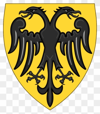 Attributed Coat Of Arms Of Frederick Ii, Holy Roman - Hohenstaufen Clipart