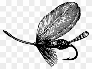 Hook Clipart Vintage Fishing - Clipart Fly Fishing Lures - Png Download