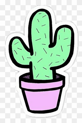 #sticker @picsart #cactus #flower #stikers @isagonzl469 - Cute Drawings Of Cactus Clipart