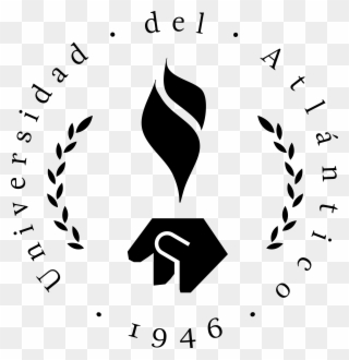Escudo Negro Transparente De La Universidad Del Atlántico - University Of Atlántico Clipart