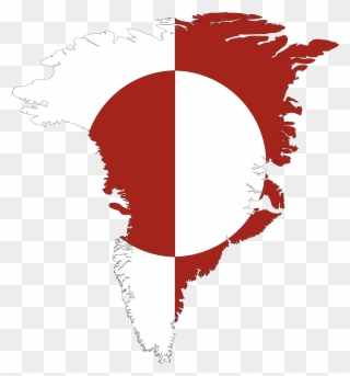 This Free Icons Png Design Of Greenland Map Flag Clipart