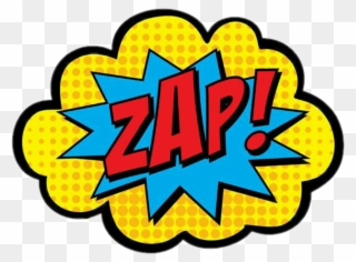 #zap #exclamation #exclamação #sound #som #soundbubble - Superhero Clipart Transparent Background - Png Download