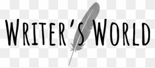 Writerls World Logo 4 Black - Calligraphy Clipart