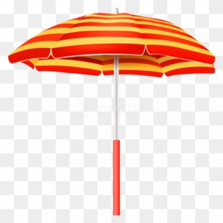 Free Png Download Striped Beach Umbrella Clipart Png - Striped Umbrella Red And Yellow Transparent Png