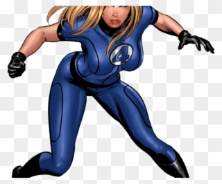 Invisible Woman Clipart Fantastic Four - Comic Invisible Woman Marvel - Png Download