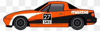 1991 Mazda Miata - Sports Car Clipart