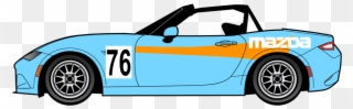 2006 Mazda Mx-5 - Race Car Clipart
