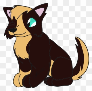 Dusk Has A Light Brown Center,and A Dark Brown Body - Cartoon Clipart
