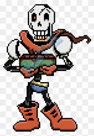 Hey, It's Me Again, The One Who Made The Axe Sans Sprite - Papyrus Undertale Sprite Png Clipart