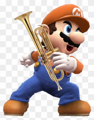 Trompeta Png - Mario With Master Sword Clipart