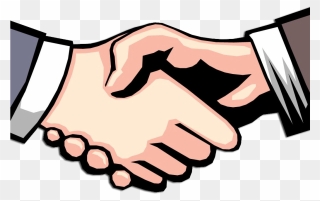 Fingers Clipart Shake - Shaking Hands Transparent - Png Download