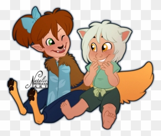 Shippo And Oc “daiichi” As Described In @artistefish's - Cartoon Clipart