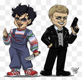 ““ John And Sherlock As Tiffany And Chucky From The - Cartoon Clipart