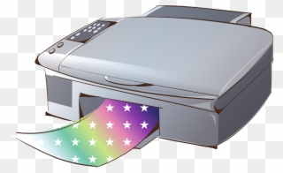 Printer Clipart Output Device - Impresora En Dibujos Animados - Png Download