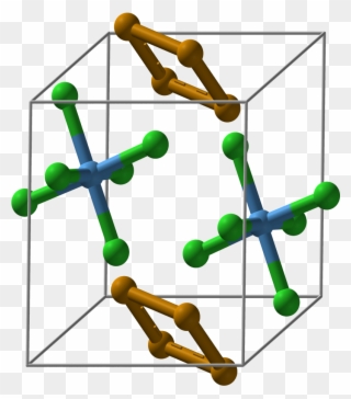 Cyclotetratellurium Hexachlorotantalate Unit Cell 3d Clipart
