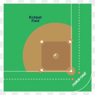 Kickball Field - Graphic Design Clipart