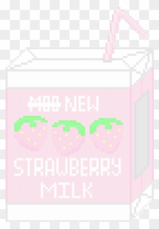 #strawberry #milk #strawberrymilk #delicious #mmm #pixel Clipart