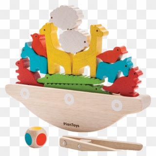 Krásným Úlovkem By Byla I Tahle Skládací Archa Z Fleru, - Plan Toys Balancing Boat Clipart