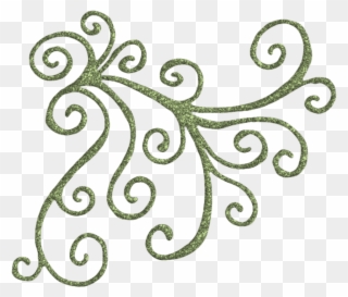 Cool Designs Png Transparent Image - Green Swirl Clipart