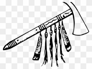 Drawn Weapon Native American - Native American Weapons Drawings Clipart