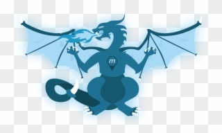 Leprechaun Have A New Friend- The Ice Dragon This New - Ice Dragon Logo Png Clipart