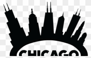 City Of Chicago Skyline Silhouette Clipart