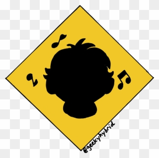 Noise-cancelling Headphone Zone - Cross The Street Sign Clipart