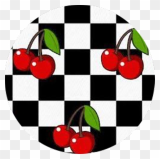 #cherry #background #circle #checkered 🍒 #freetoedit - Wildflower Cherry Checkers Iphone X Cases Clipart