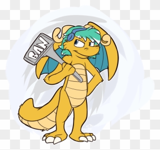 Dragonite Seizing Scammers Colorized - Cartoon Clipart