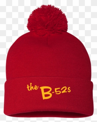 The B-52s Holiday Pom Beanie - Beanie Clipart
