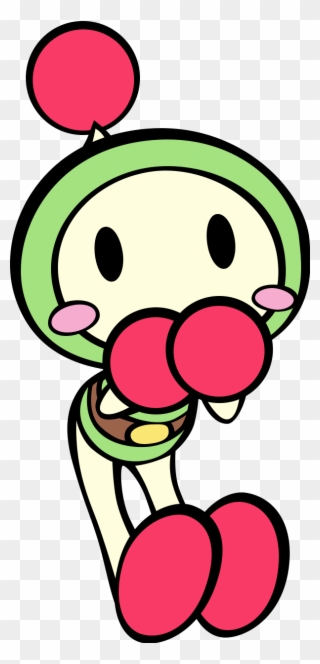 Green Bomberman - Super Bomberman R Green Clipart