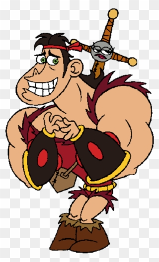 Post - Dave The Barbarian Clipart