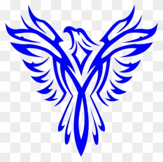 Blue Phoenix Png - Blue Phoenix Bird Logo Clipart