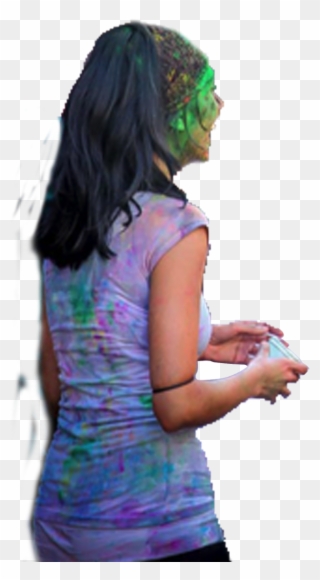 Drawing Edits Girl - Holi Background Png Hd Clipart