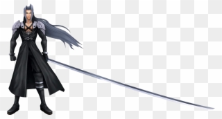 Sephiroth Hair Png - Sephiroth Final Fantasy Transparent Clipart