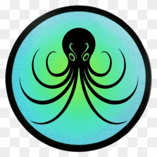 Round Octopus Wooden Shield - Design Greek Hoplite Shield Clipart
